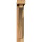 Ekena Millwork Thorton Block Rough Sawn Bracket w/ Offset Brace, Western Red Cedar, 4"W x 18"D x 22"H BKT0402X18X22THR05RWR - alternate 3